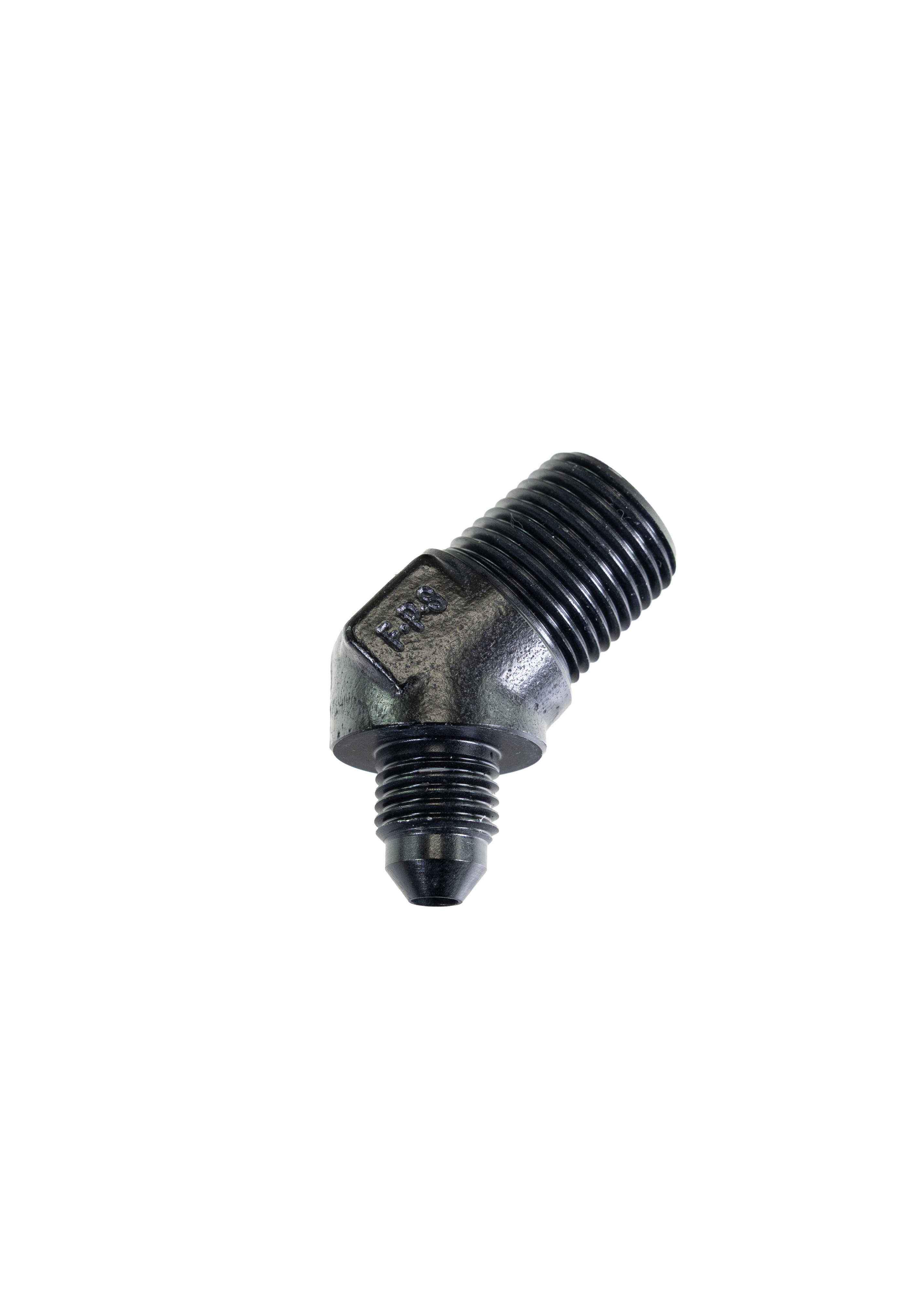 Fragola -4 AN x 3/8" NPT 45° Adapter 482338-BL - Motion Raceworks