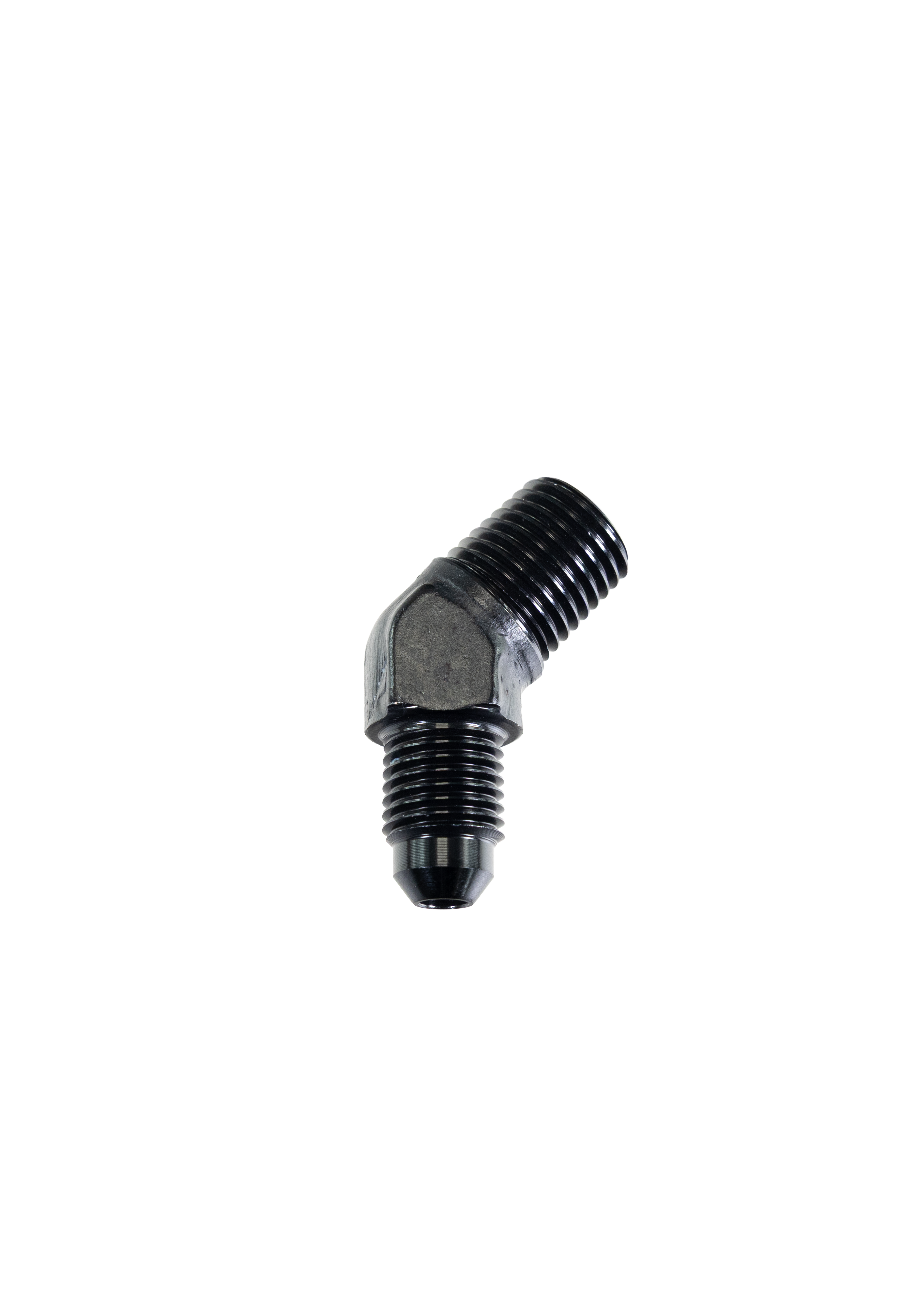 Fragola -4 AN x 1/4" NPT 45° Adapter 482344-BL - Motion Raceworks