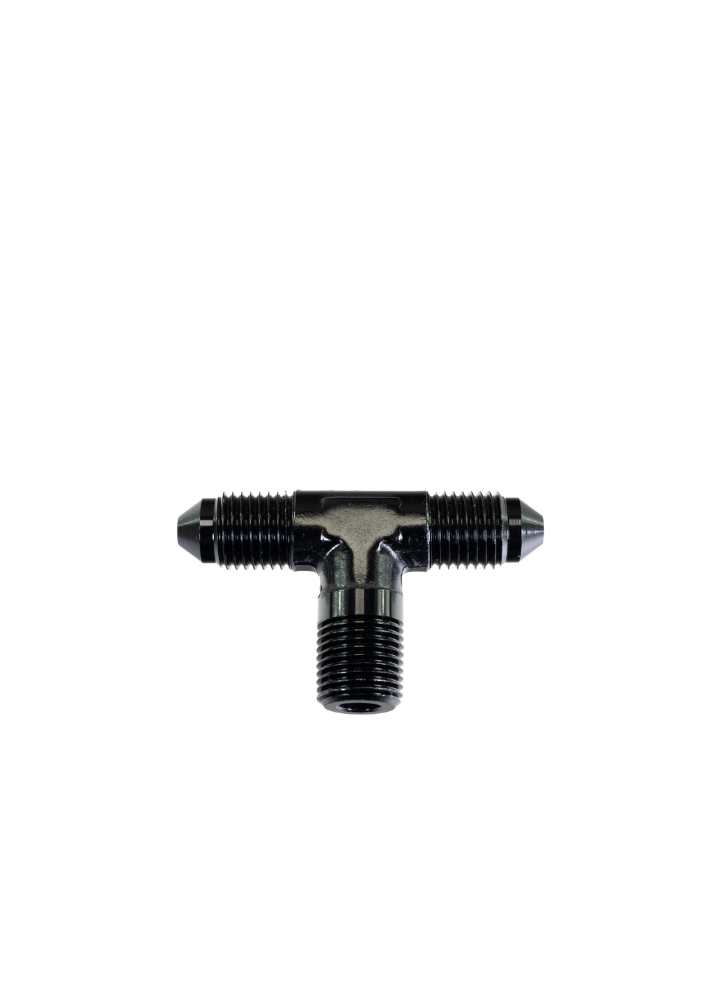 Fragola -3 AN x 1/8 NPT Tee Pipe On Side 482503-BL - Motion Raceworks
