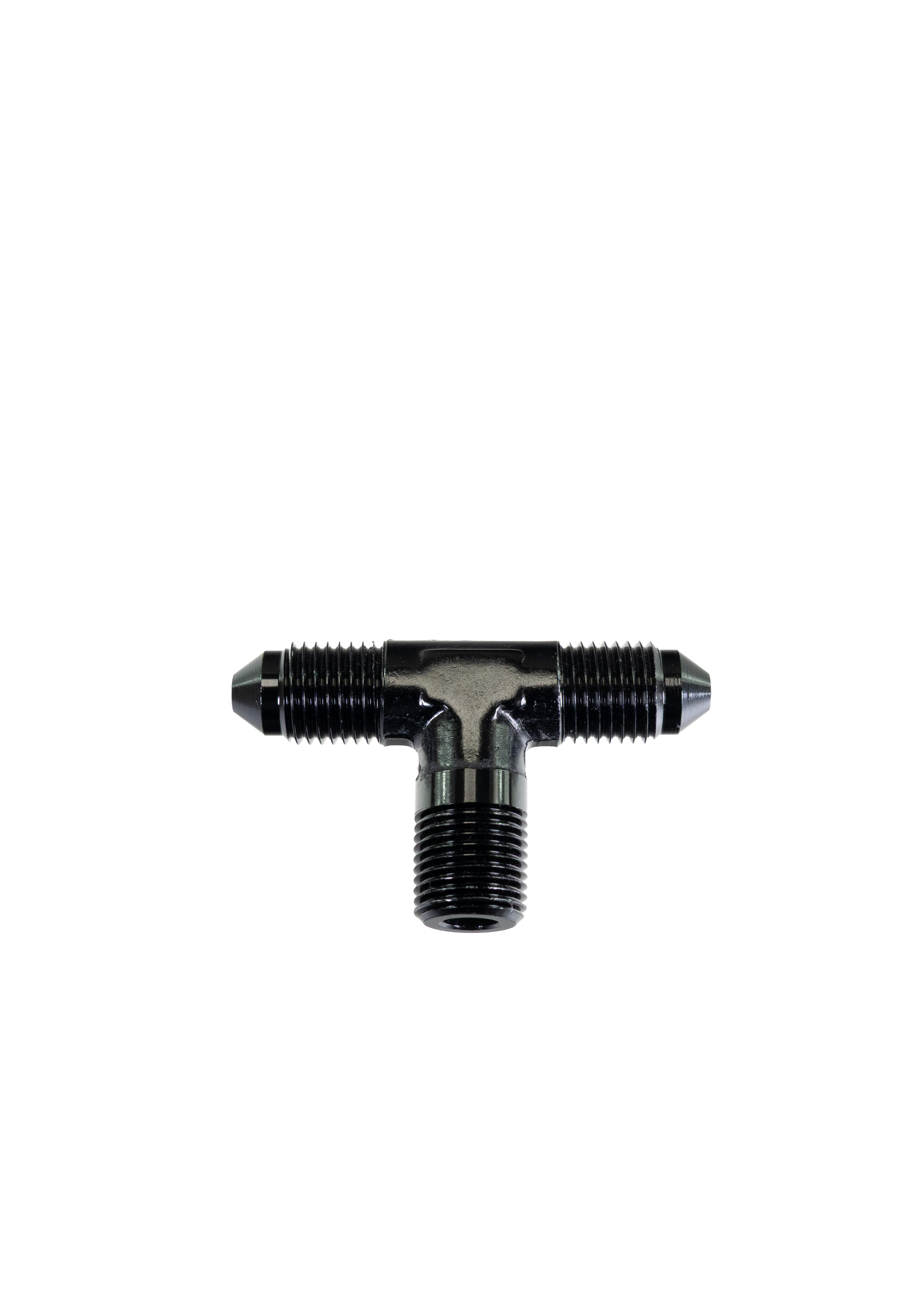 Fragola -3 AN x 1/8 NPT Tee Pipe On Side 482503-BL - Motion Raceworks