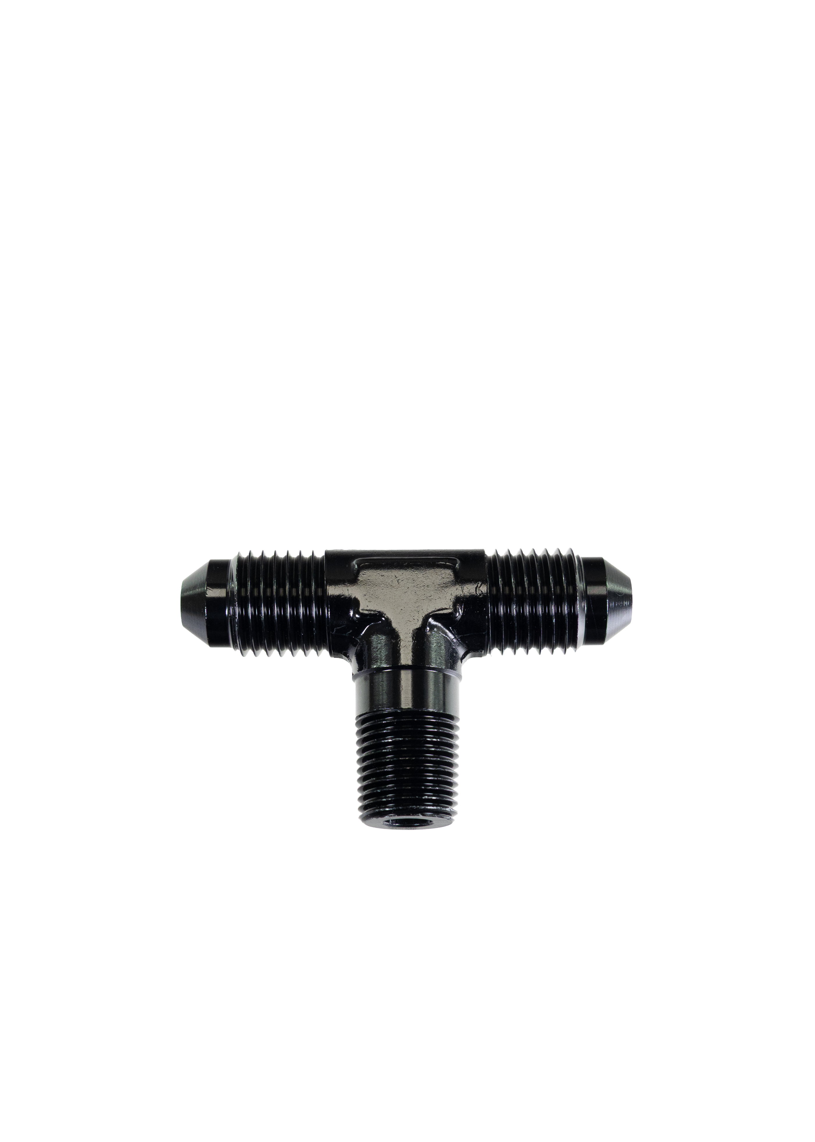 Fragola -4 AN x 1/8 NPT Tee Pipe On Side 482504-BL - Motion Raceworks