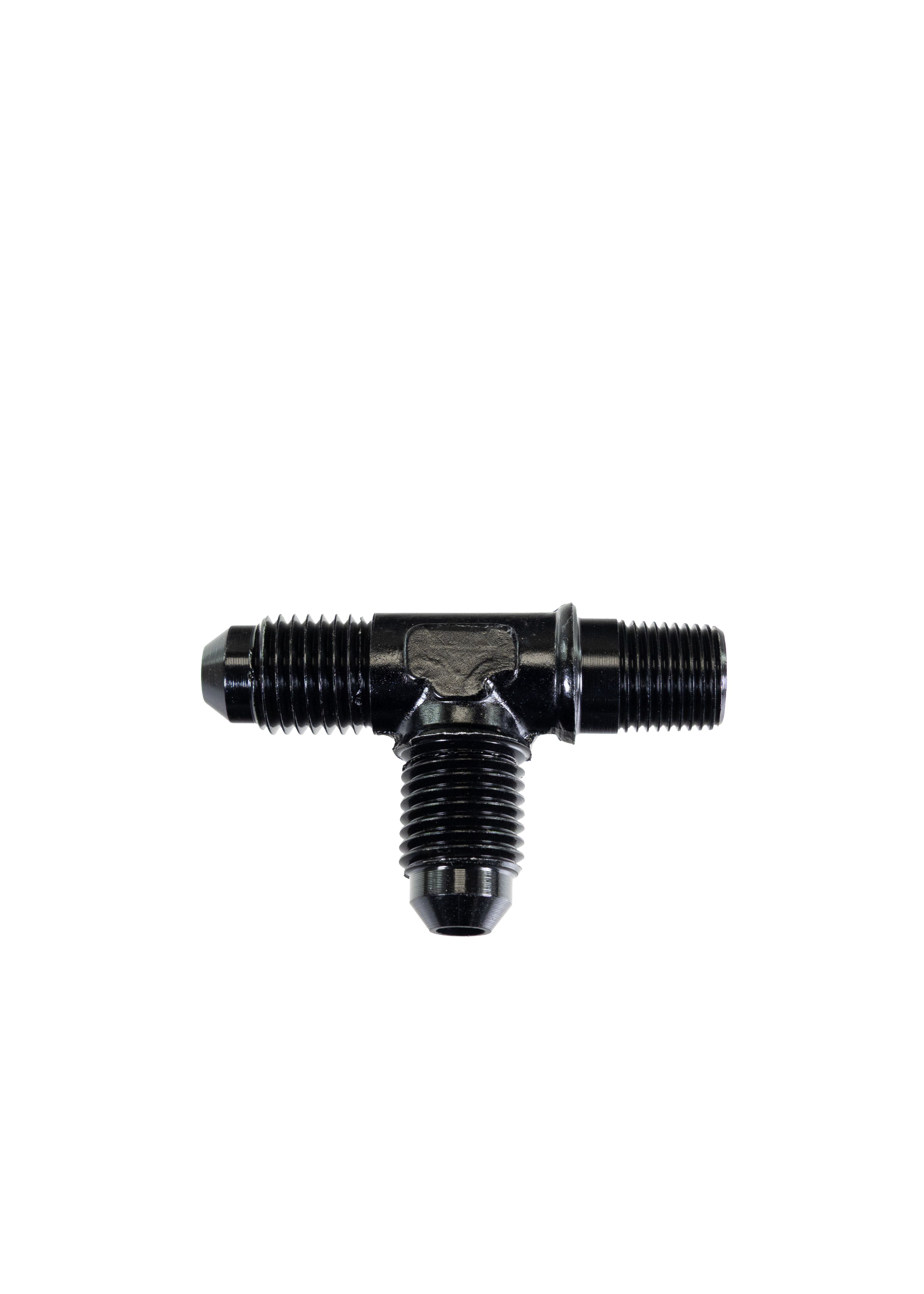Fragola -4 AN x 1/8 NPT Tee Pipe On Run 482604-BL - Motion Raceworks