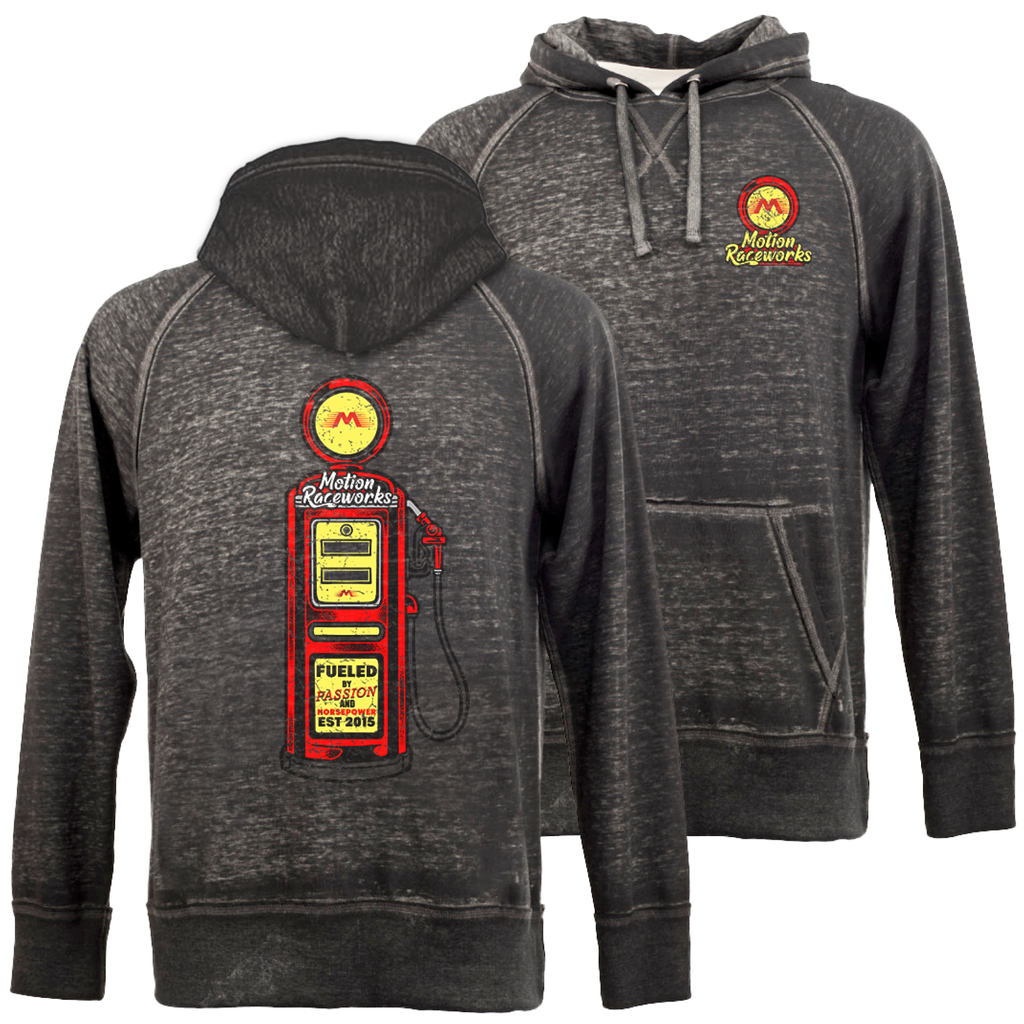 Motion Vintage Gas Pump Hoodie - Motion Raceworks