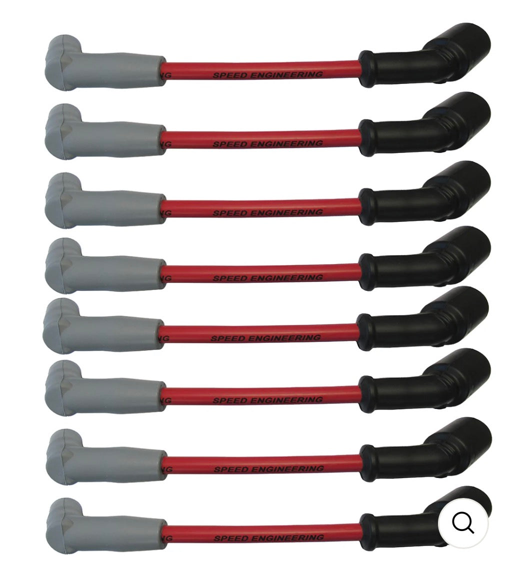 LT Spark Plug Wires Car, Truck, & SUV 10" Length
(LT1 & LT4 ENGINES) "RED"
