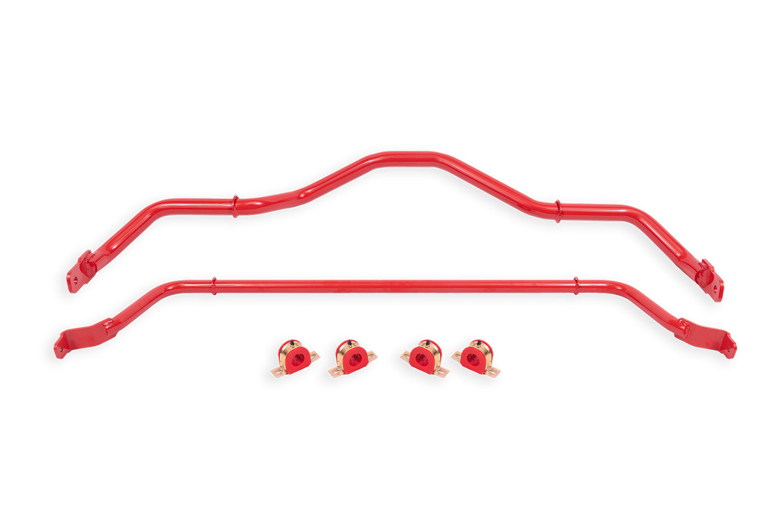 Sway Bar kit with bushings, front and rear, non-adjustable