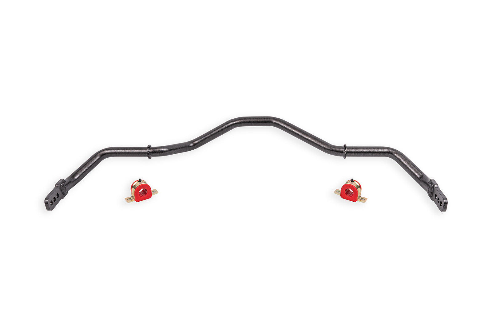 Sway bar kit with bushings, Front, hollow, adjustable
