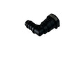 Quick Release Fitting to 5/8" Barb 90 Degree Factory 5/8" Valve Cover Connection (Plastic) - Motion Raceworks