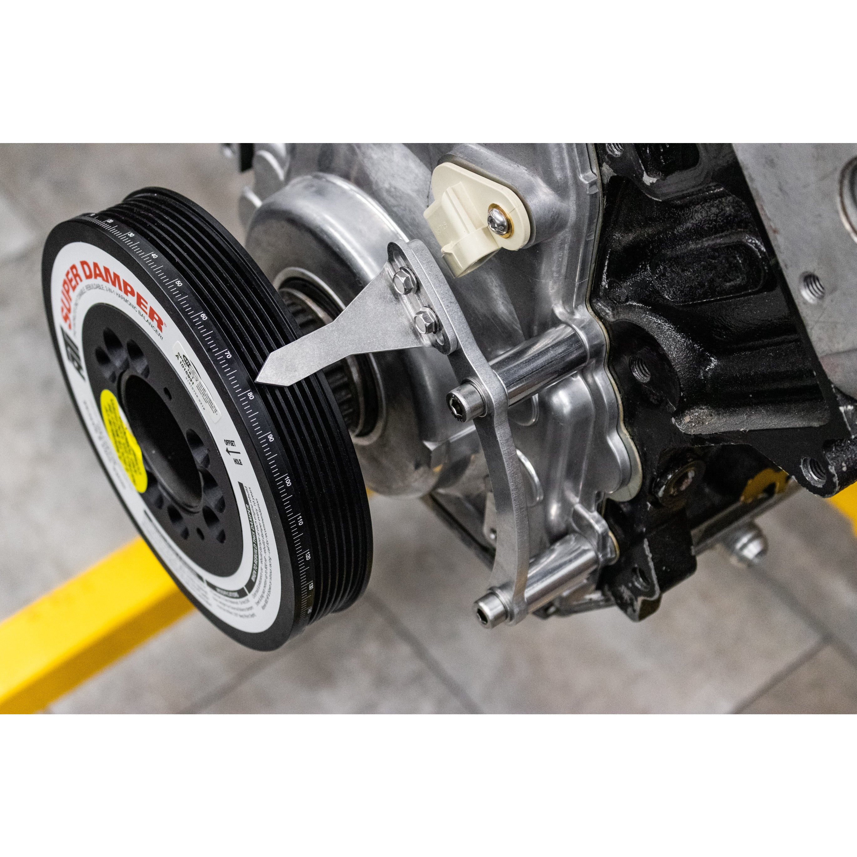 LS Adjustable Timing Pointer Kit (Corvette Spacing) 10-11002-Motion Raceworks-Motion Raceworks
