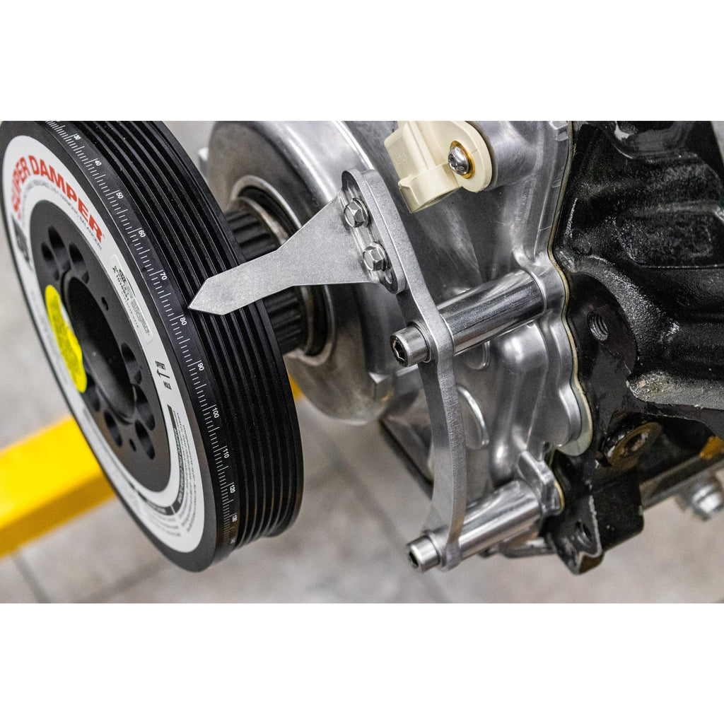 LS Adjustable Timing Pointer Kit (Truck / 5th Gen Camaro Spacing) 10-11004-Motion Raceworks-Motion Raceworks