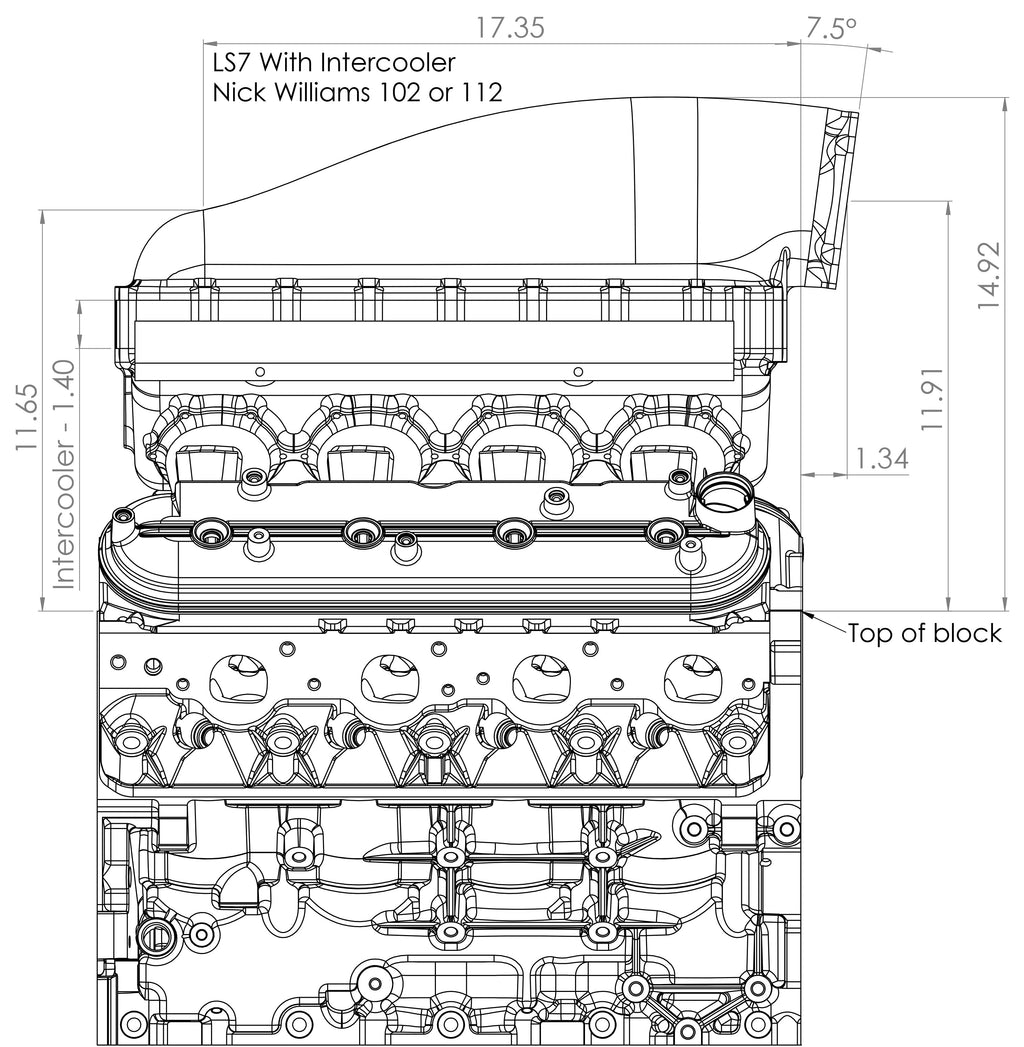 LS3 LME 2400HP BILLET INTAKE