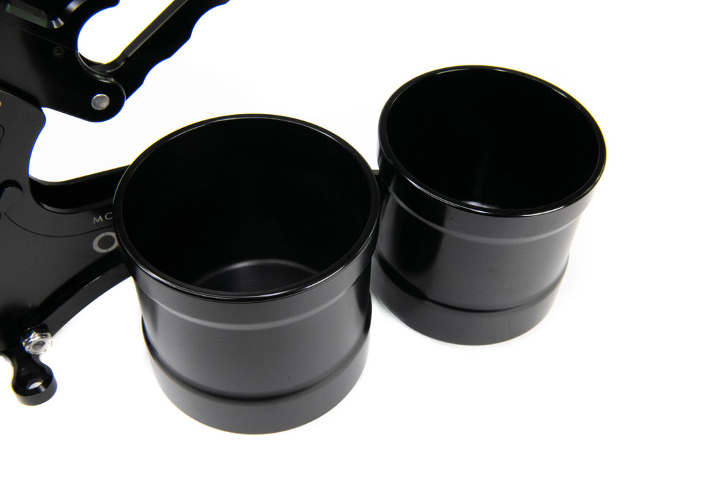 Operator Series Dual Billet Cup Holder Attachment for Front Exit Cable Shifter-Motion Raceworks-Motion Raceworks