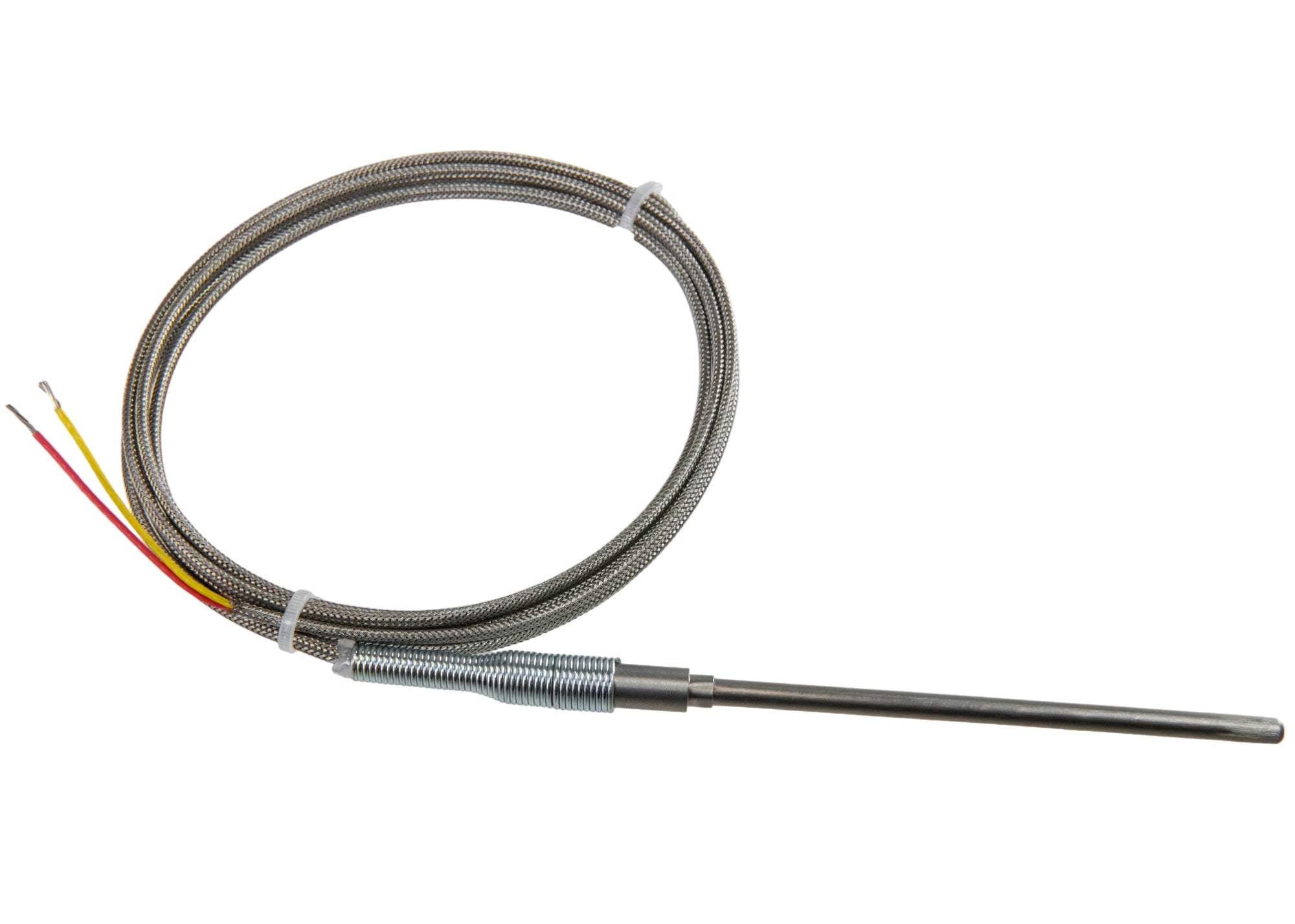 RIFE 3/16" Ktype EGT Probe w/ 72Ungrounded Junction x 4 Inch Inconel Prove w/72 Inch Stranded w/ Teflon Insulation SS Overbraid - Motion Raceworks