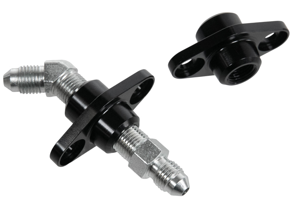 1/8" NPT Bulkhead Flanged Pass Thru Fitting by Motion Raceworks - Motion Raceworks