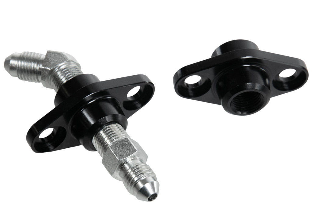 1/8" NPT Bulkhead Flanged Pass Thru Fitting by Motion Raceworks - Motion Raceworks