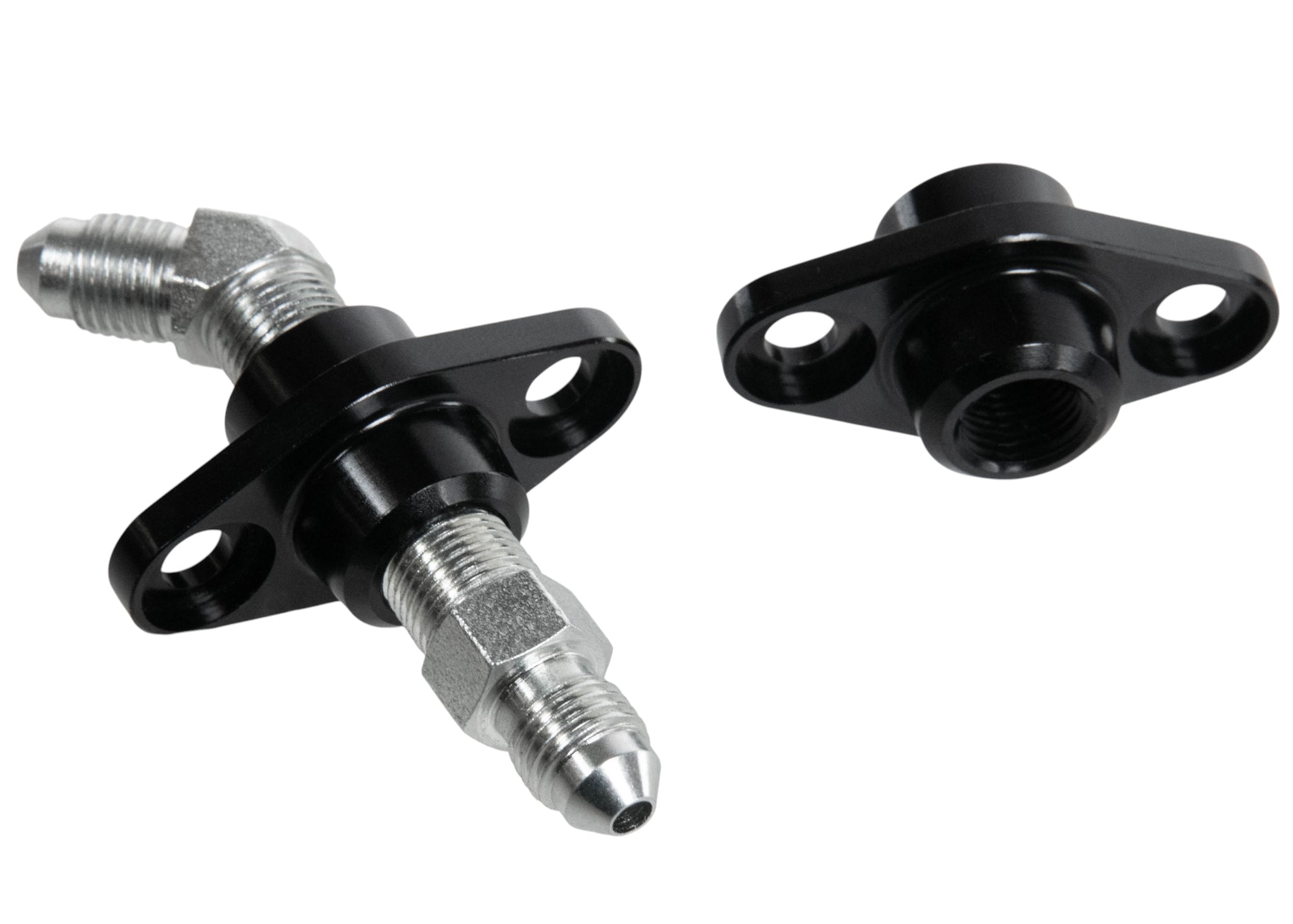 1/8" NPT Bulkhead Flanged Pass Thru Fitting by Motion Raceworks - Motion Raceworks