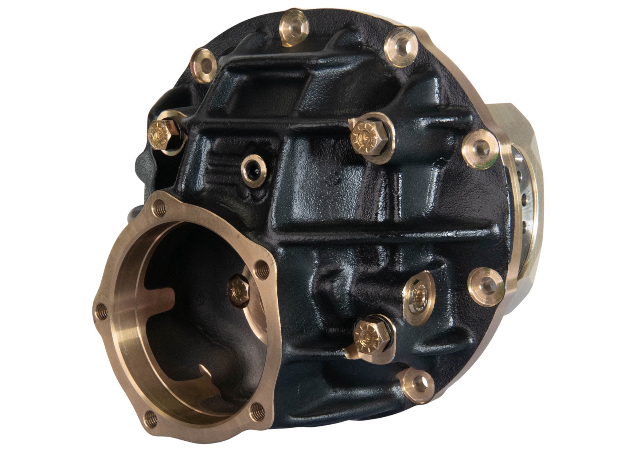 9" Ford Aluminum Thru Bolt Case 3.062" Bearing w/ Aluminum Caps (Black Cerakote)