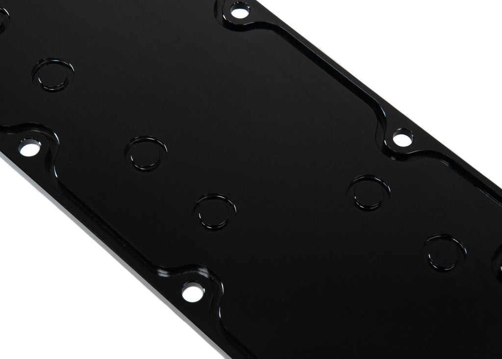 Gen V LT Race Valley Cover Black Anodized 11-130BLK-Motion Raceworks-Motion Raceworks
