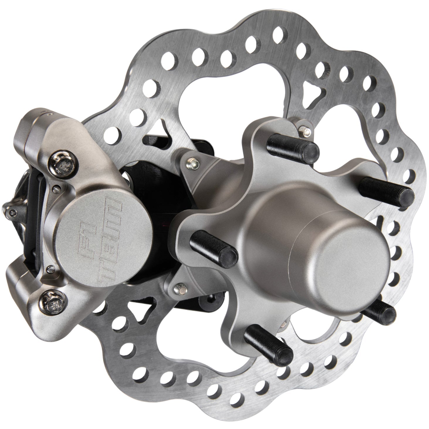 Racecraft 300106 (82-92 Camaro) Ultra Lites 2" Drop Billet Spindle Lightweight 2 Piston Front Brake Kit (5 on 4.75 Hubs)