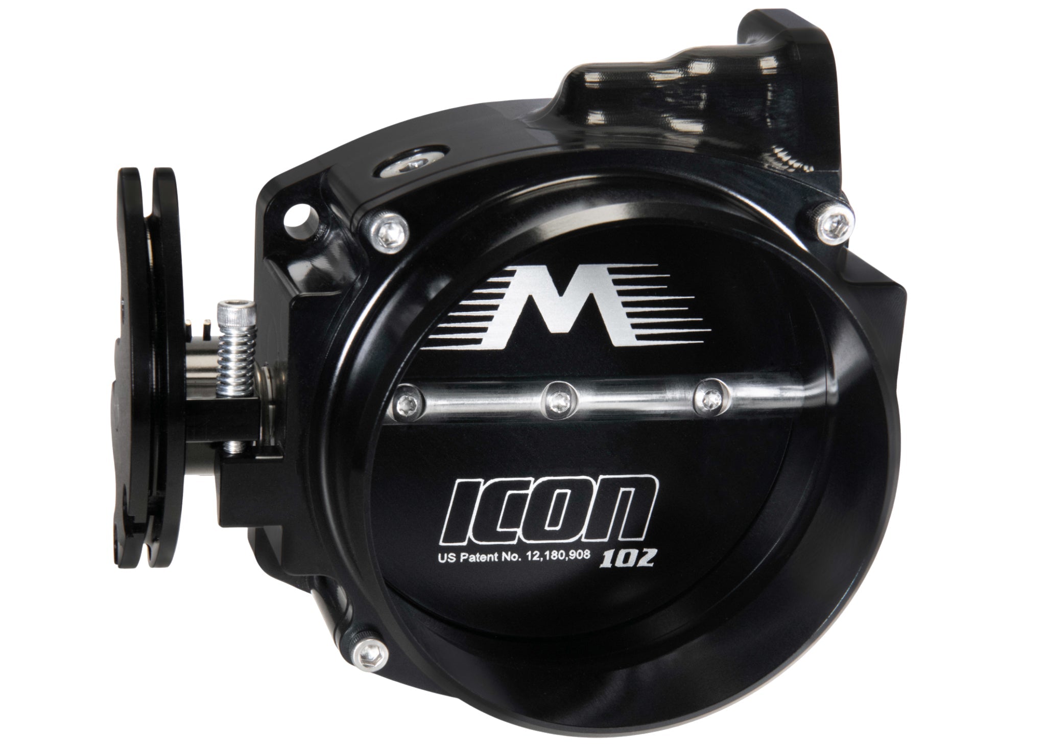 ICON 102/105mm Cable Drive Throttle Body (Black) w/ Interchangeable Connection - Motion Raceworks