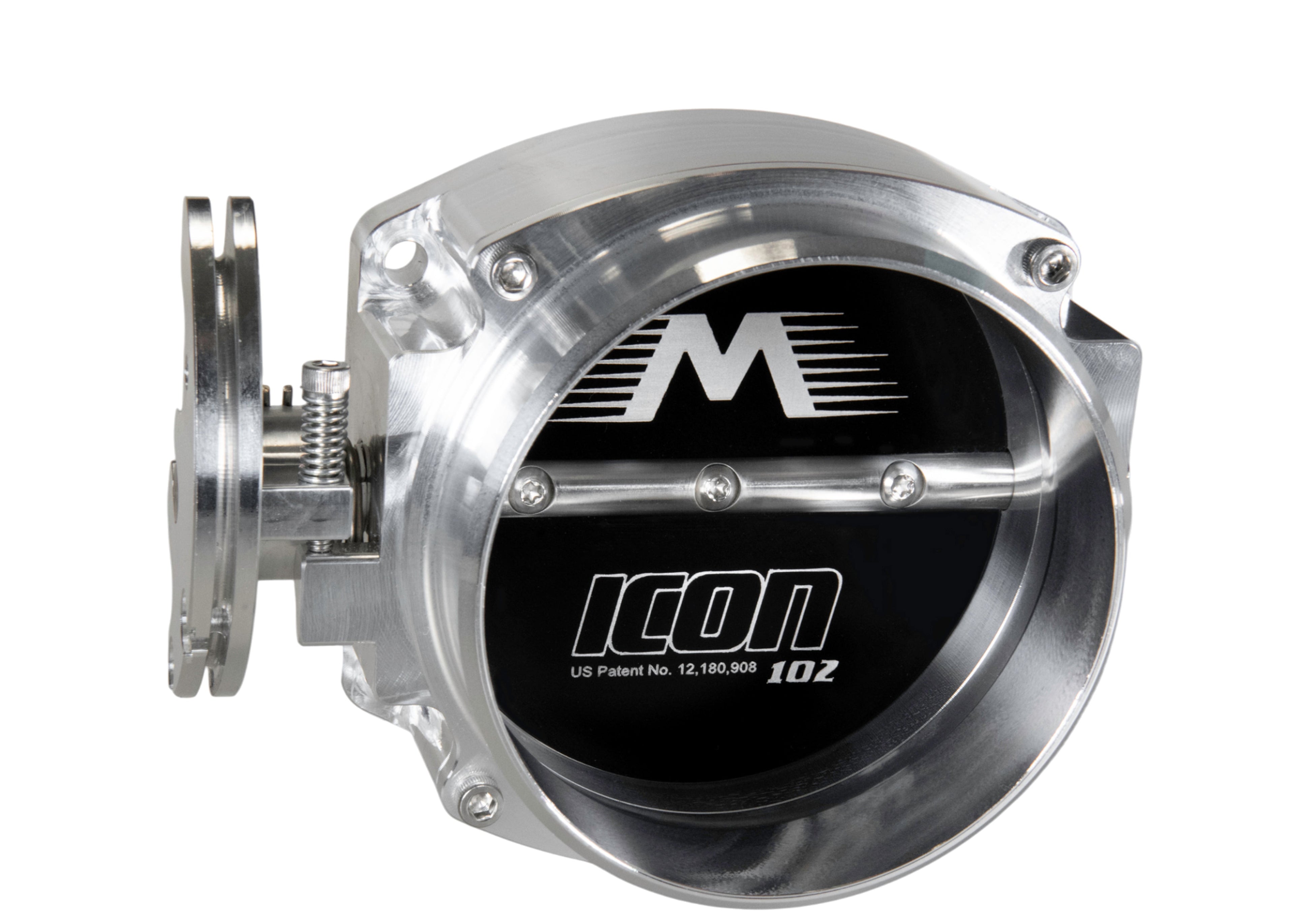 ICON Race 102/105mm Cable Drive Throttle Body (Bare Finish) w/ Interchangeable Connection - Motion Raceworks