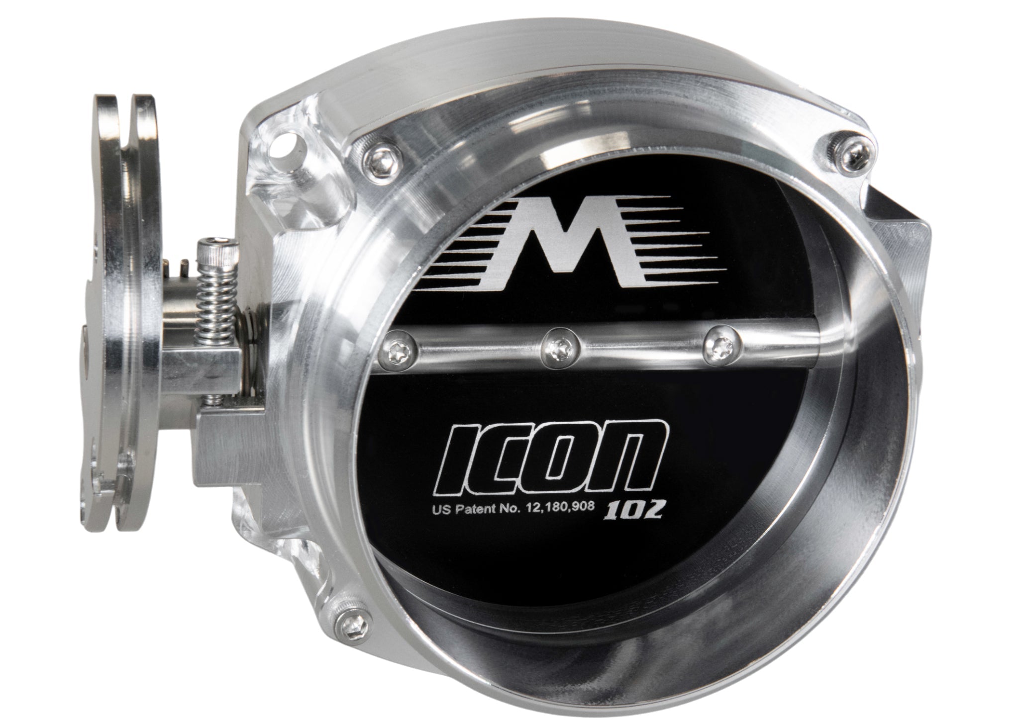 ICON Race 102/105mm Cable Drive Throttle Body (Bare Finish) w/ Interchangeable Connection - Motion Raceworks