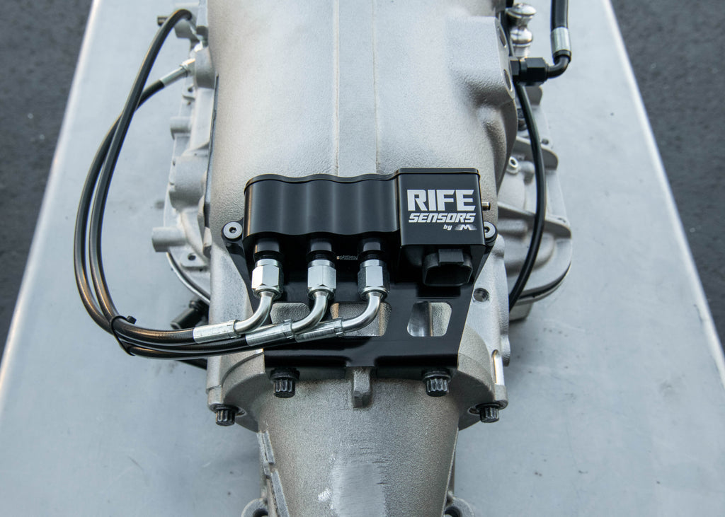 RIFE ProMod Series Transmission Combo Pack for TH400 Lock Up Transmission Pressure Triple Sensor Block Kit with Mount - Motion Raceworks