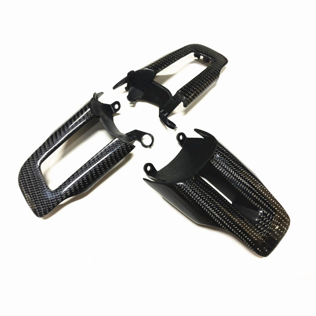 MUSTANG 15-23 CARBON FIBER STEERING WHEEL BUTTON TRIM REPLACEMENT