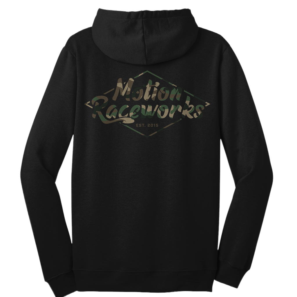 Motion Camo Print Zip Up Hoodie - Motion Raceworks