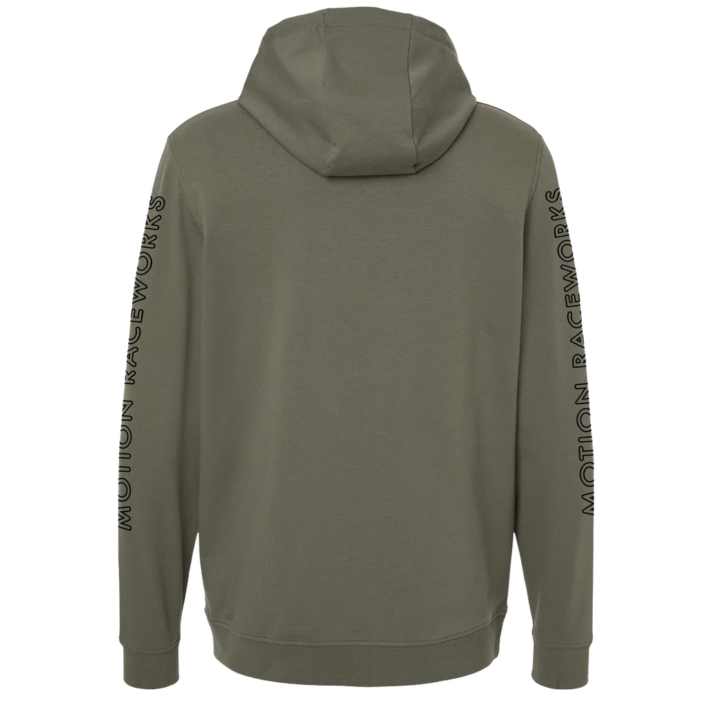 Motion Diamond Performance Hoodie Green Color - Motion Raceworks