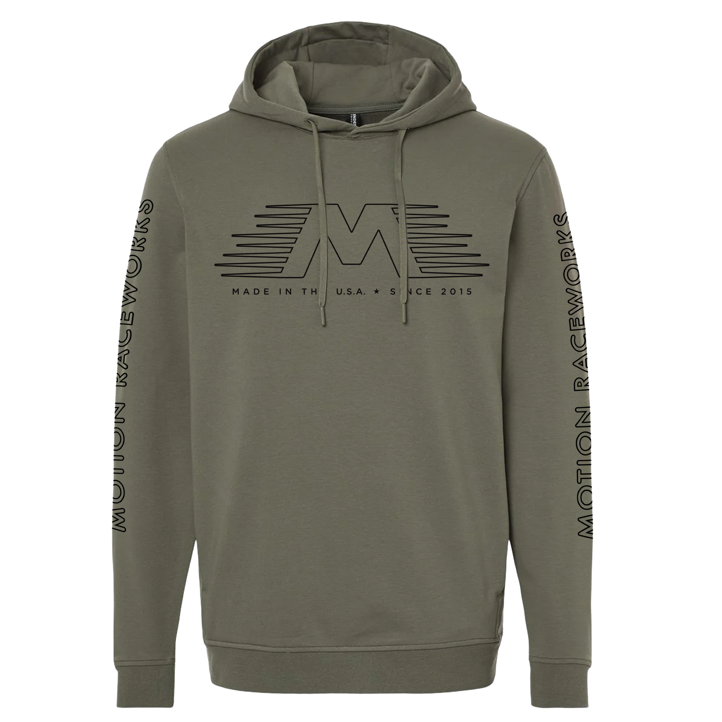 Motion Diamond Performance Hoodie Green Color - Motion Raceworks