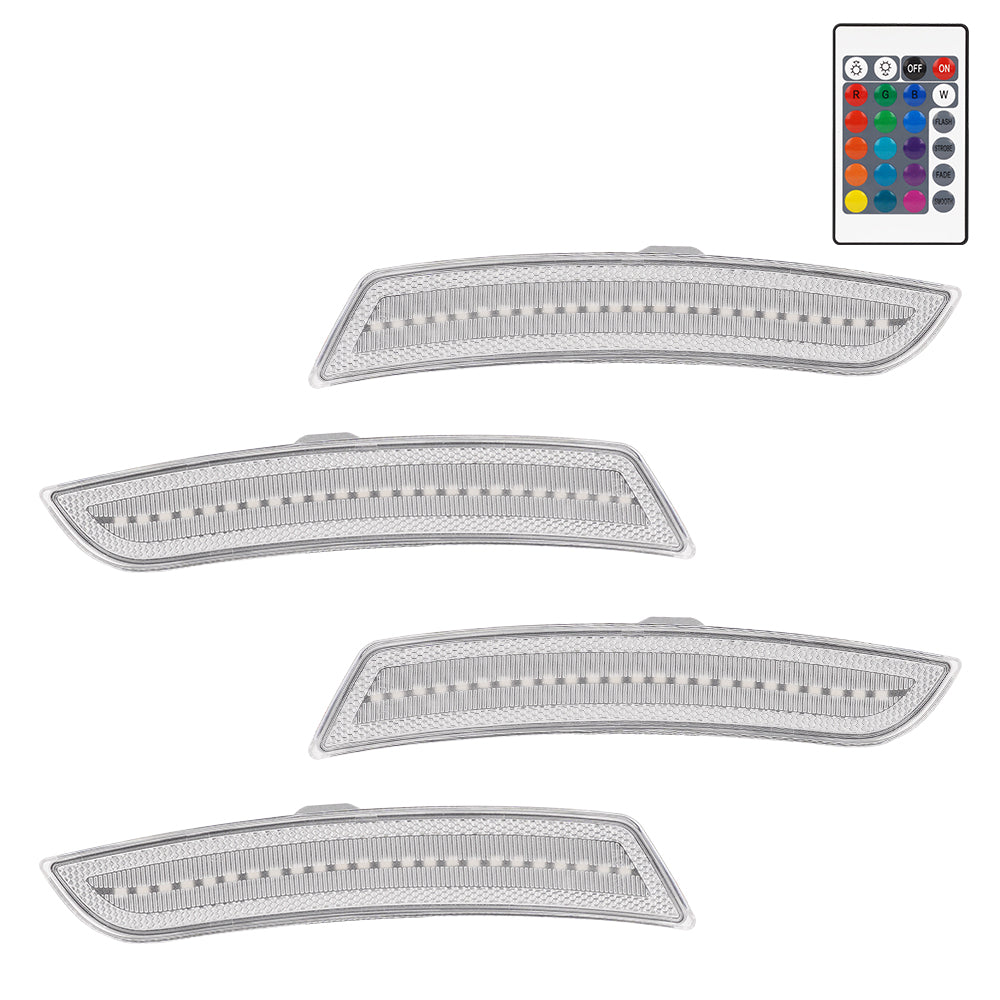 CAMARO 16-24 FRONT/REAR RGB DYNAMIC LED SIDE MARKERS w/ REMOTE