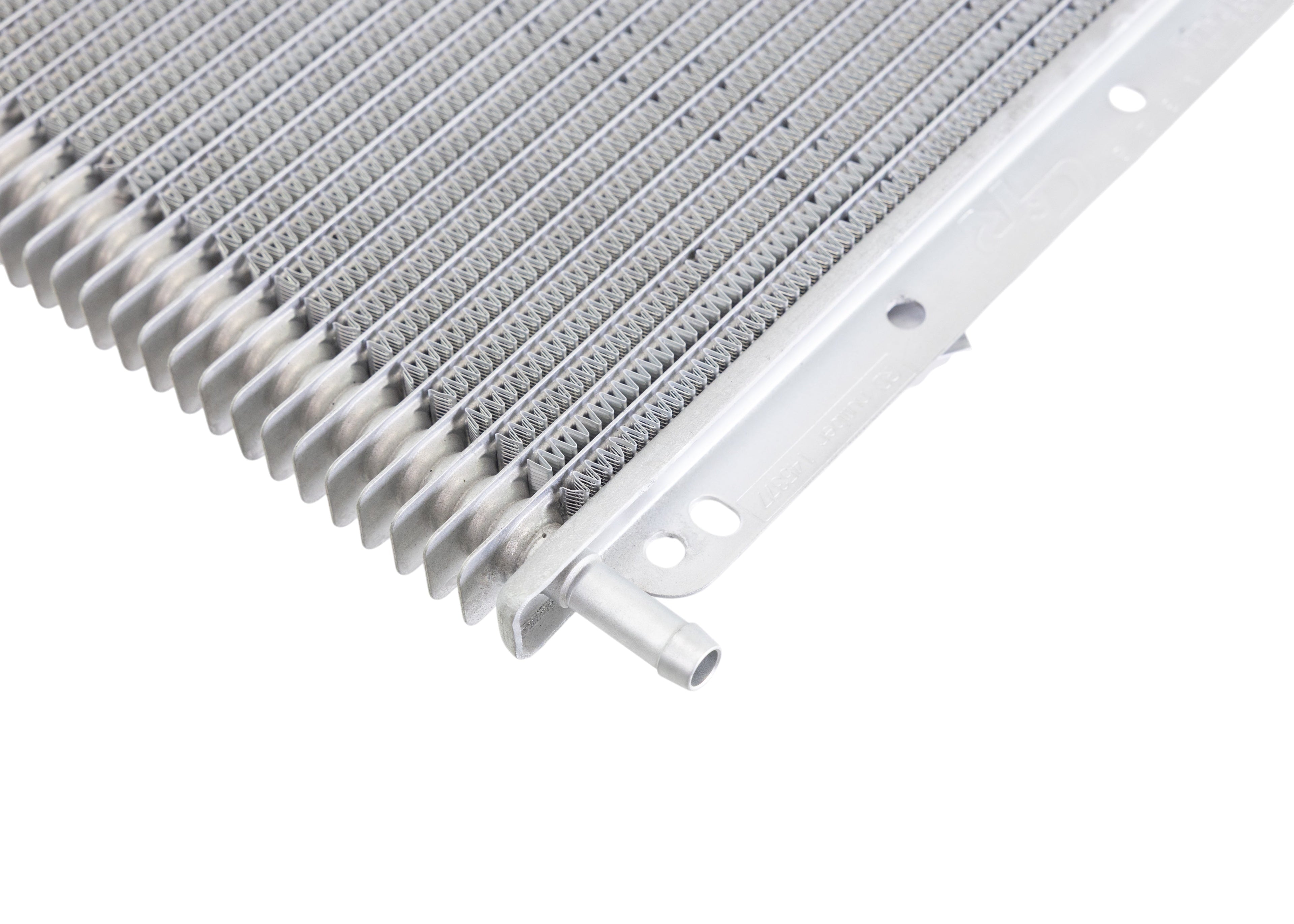 PWR 11x7-7/8x3/4" 3/8" Fittings Plate/Fin Push on Barb Universal Transmission Oil Cooler PWO0527