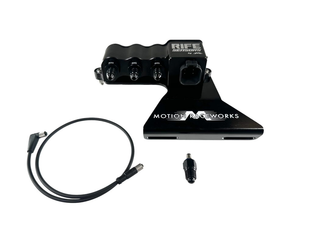 RIFE Pro Series Transmission Combo Pack for TH400 Lock Up Transmission Pressure Triple Sensor Block Kit with Mount-RIFE-Motion Raceworks