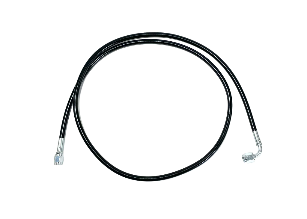 RIFE 3AN Black 72" Hose Straight/90° - Motion Raceworks