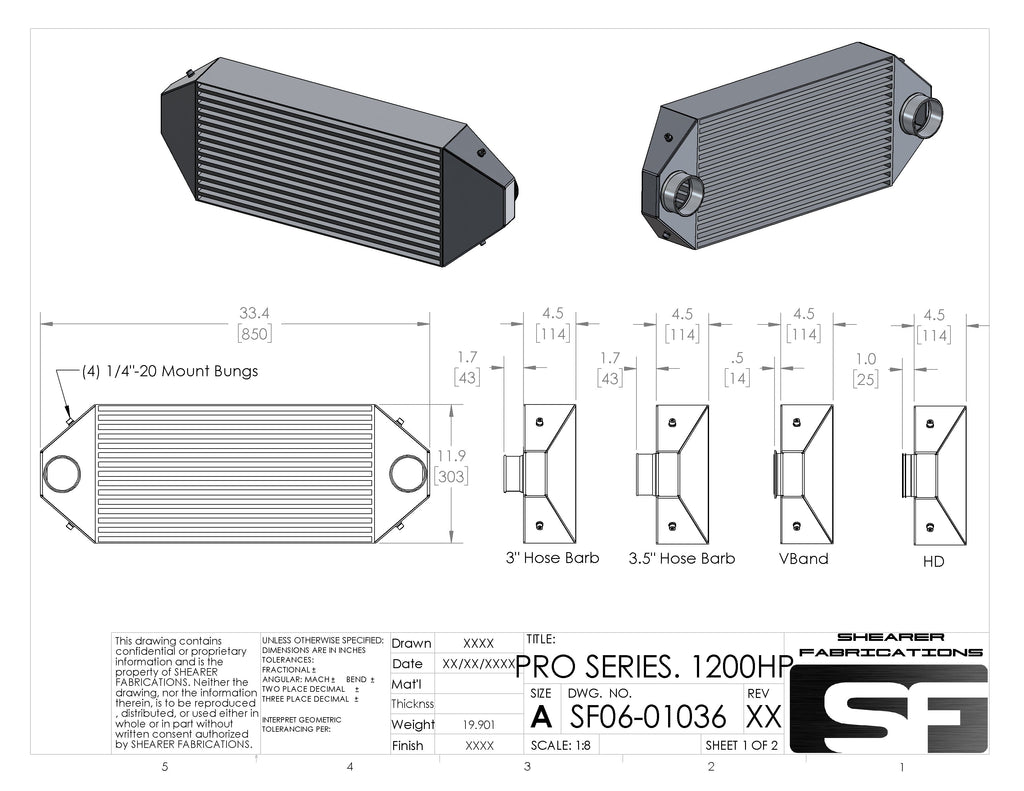 Pro/Series, 1200hp
