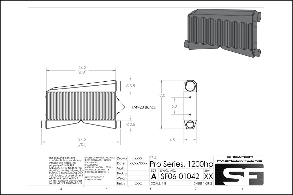 Pro/Series, "Shorty" TT, 1200hp