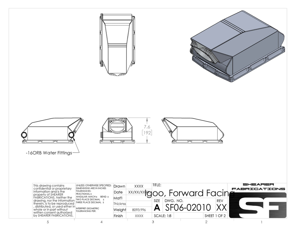 2000hp Igloo Cooler Low Profile
