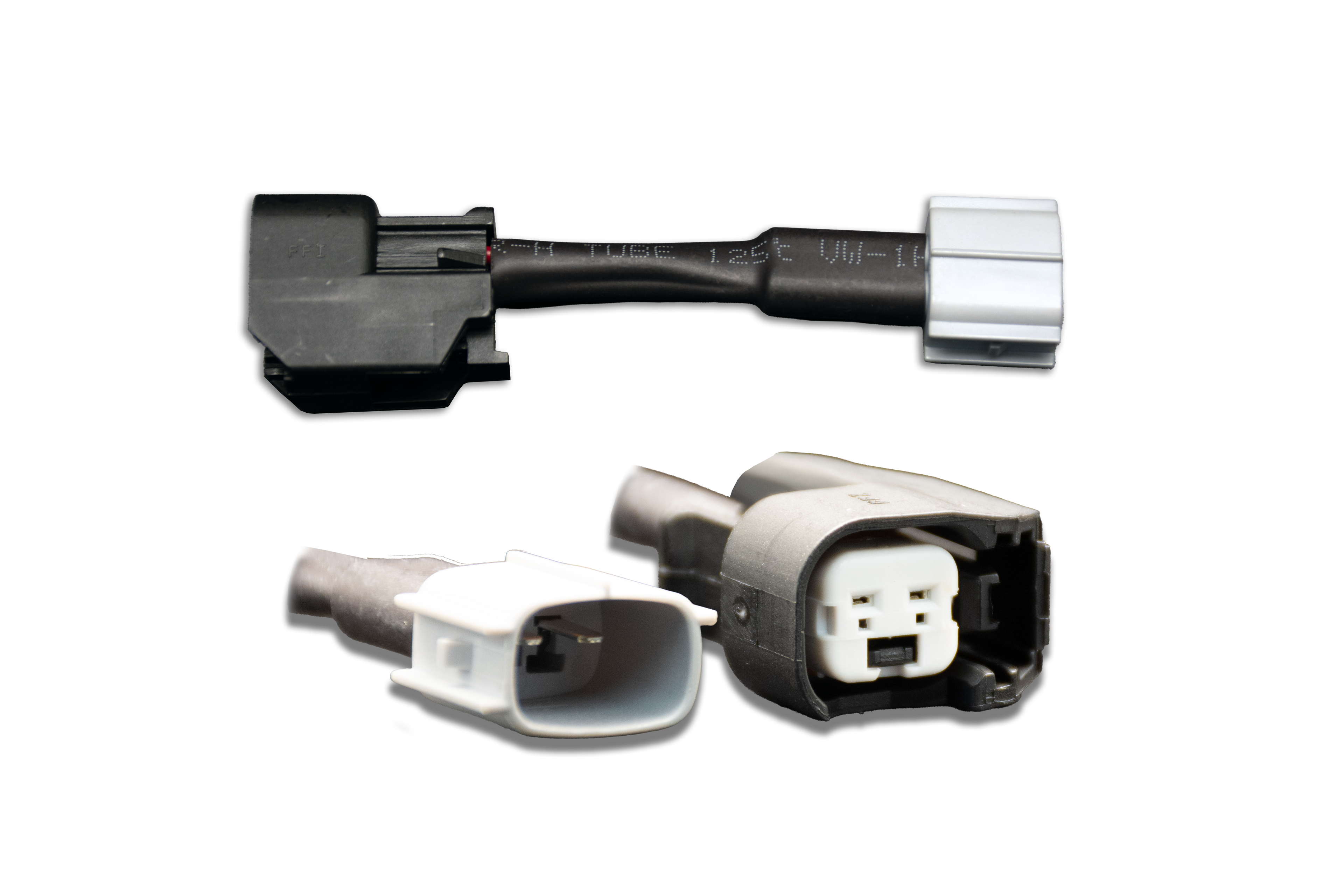 Set of 4 US Car/EV6 (female) to Toyota (male) injector plug adaptors (padputot4)