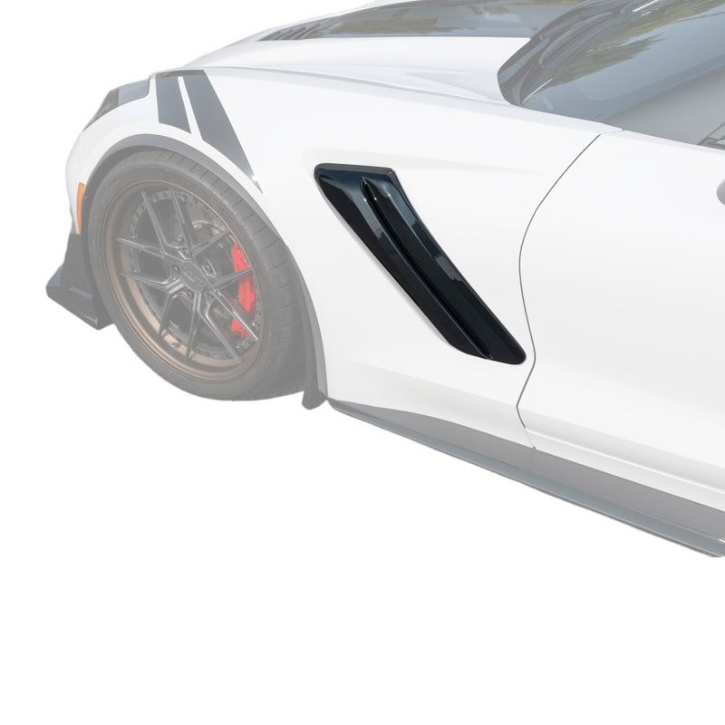 CORVETTE 14-19 ZR1 CONVERSION FRONT FENDER VENTS FOR GRAND SPORT, Z06