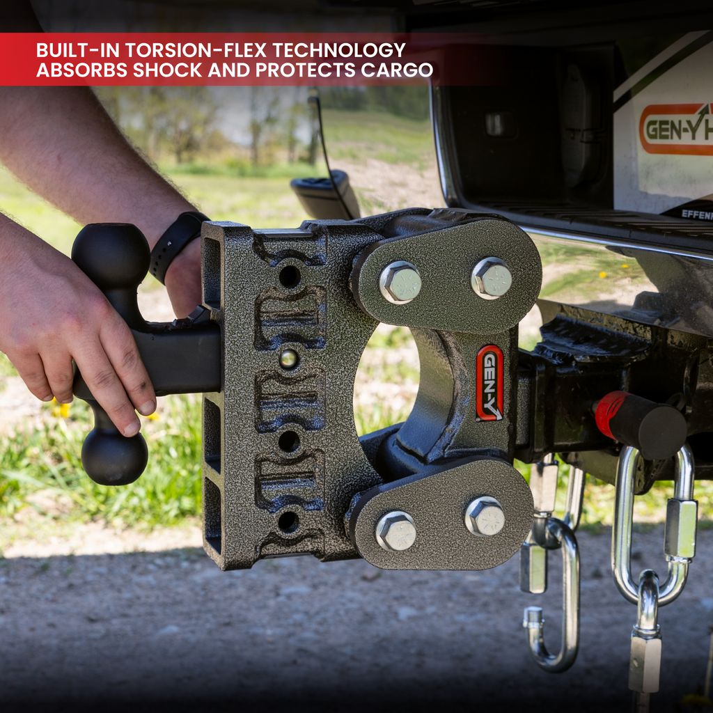 The BOSS 21K (Torsion-Flex) Drop Hitch (2 ½" or 3" Shank)