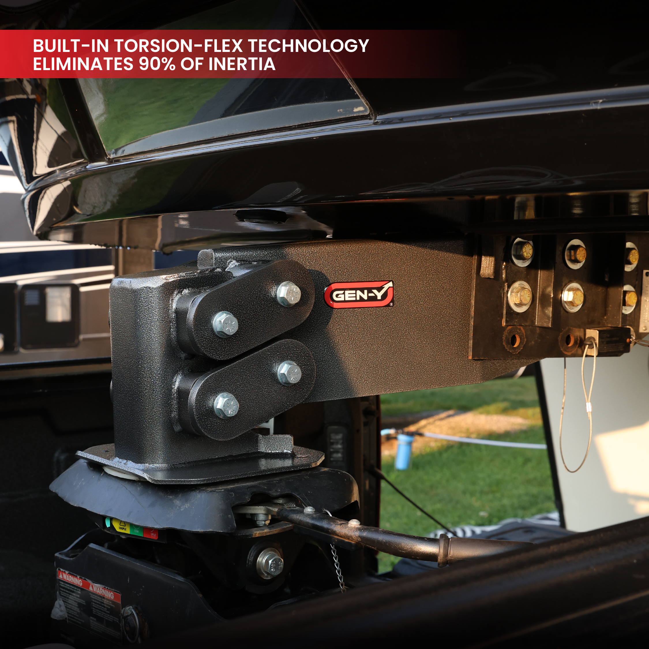 The EXECUTIVE Fifth Wheel (Torsion-Flex) King Pin Box