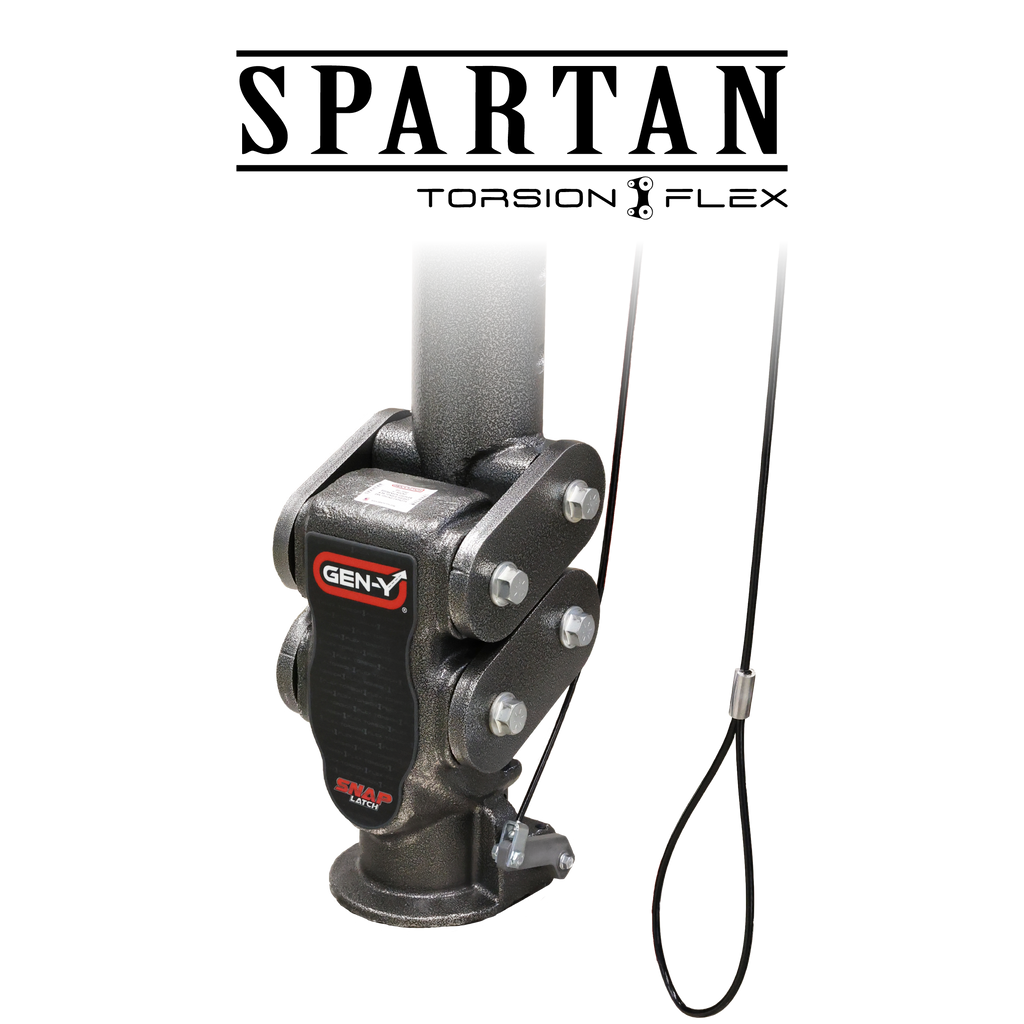 The SPARTAN (Torsion-Flex) Gooseneck Coupler with SnapLatch