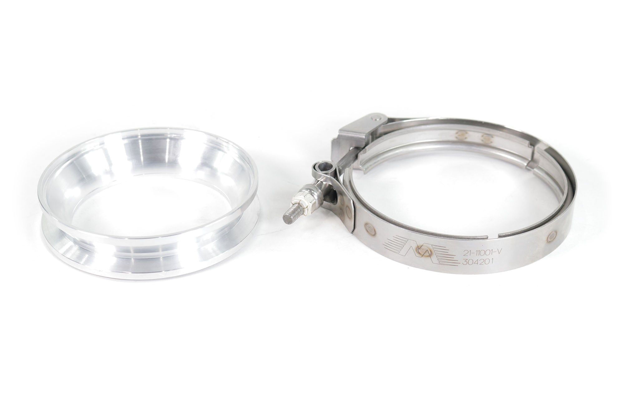 GT42/47/55 Aluminum Compressor Outlet Flange/Clamp for 4" Tubing for S400, Garrett, Precision & More 21-11003M-Motion Raceworks-Motion Raceworks