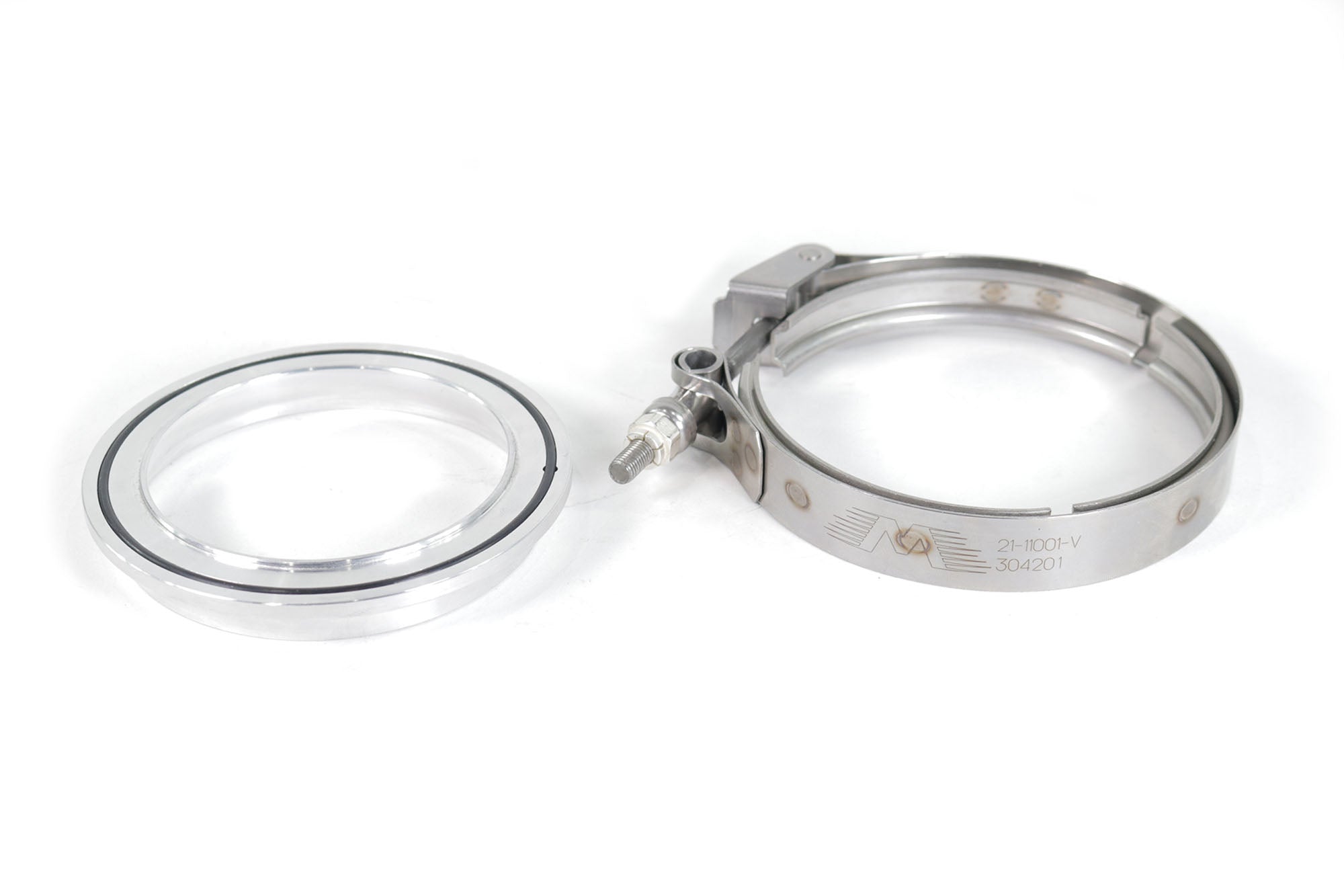 GT42/47/55 Aluminum Compressor Outlet Flange/Clamp for 3.5" Tubing for S400, Garrett, Precision & More 21-11002M-Motion Raceworks-Motion Raceworks