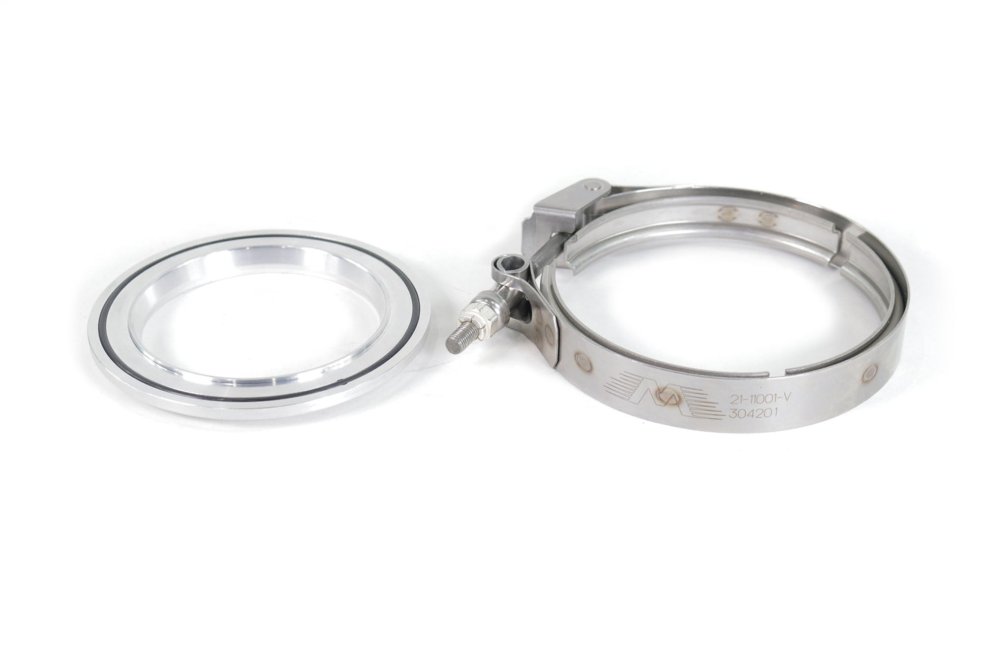 GT42/47/55 Aluminum Compressor Outlet Flange/Clamp for 3" Tubing for S400, Garrett, Precision & More 21-11001M-Motion Raceworks-Motion Raceworks