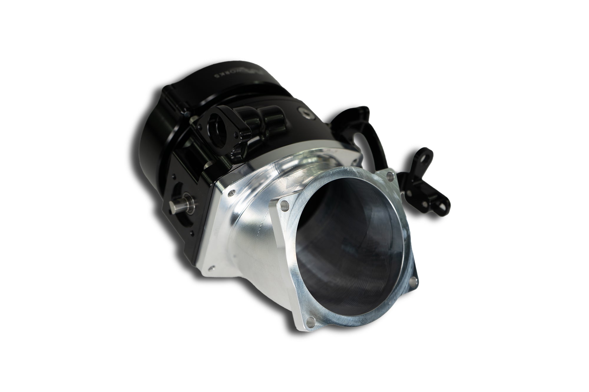 Billet Elbow Godzilla / Mod Motor 45 degreee angle to ICON 92mm Throttle Body Adapter 12-10018BLK-Motion Raceworks-Motion Raceworks