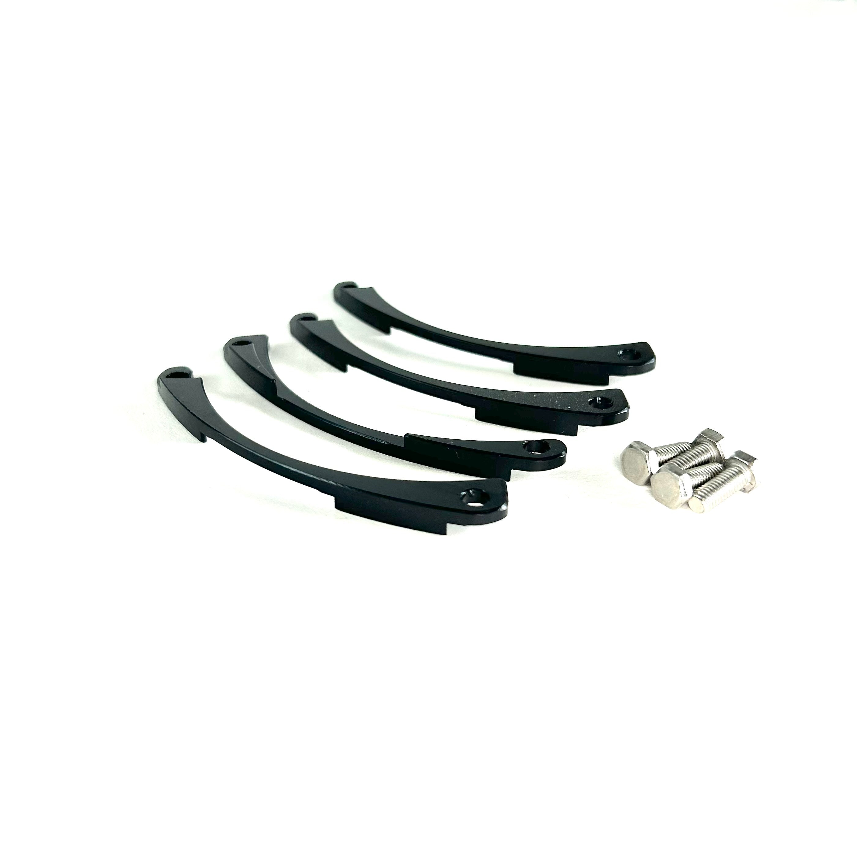 Attachment Only: Clockable 60° Tight Radius 4" V-Band Attachment for ICON 92mm (10-14020BLK & 10-13013BLK) - Motion Raceworks