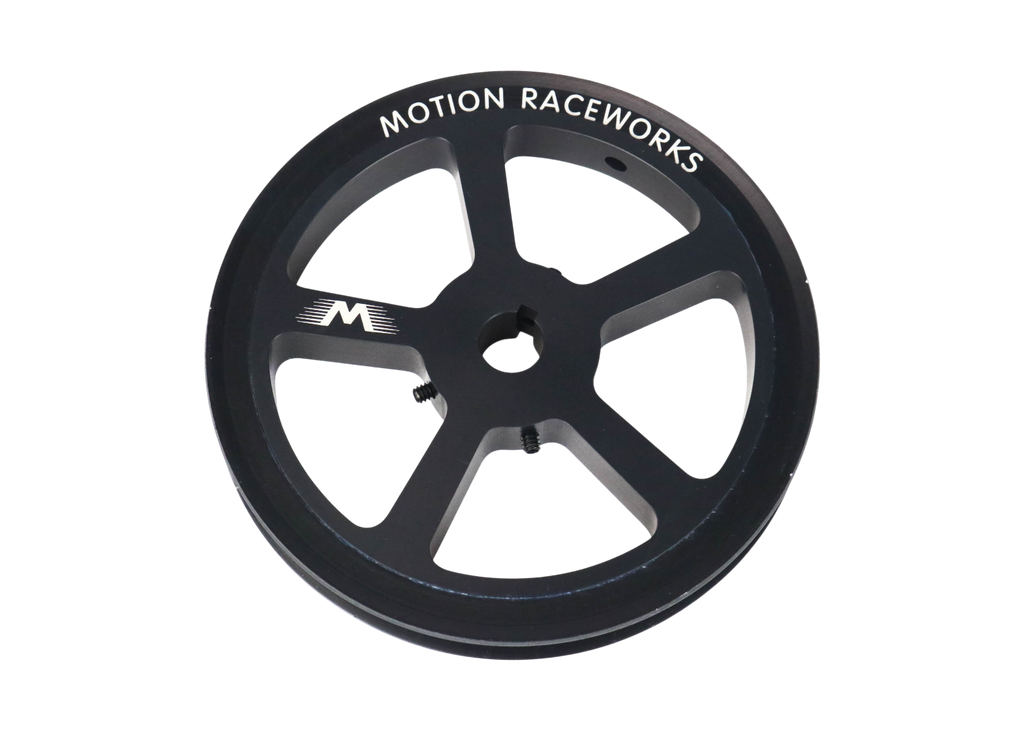 Motion Raceworks 56 Tooth 10mm wide (8mm HTD) Pulley for 5/8" Keyed Shaft - Motion Raceworks