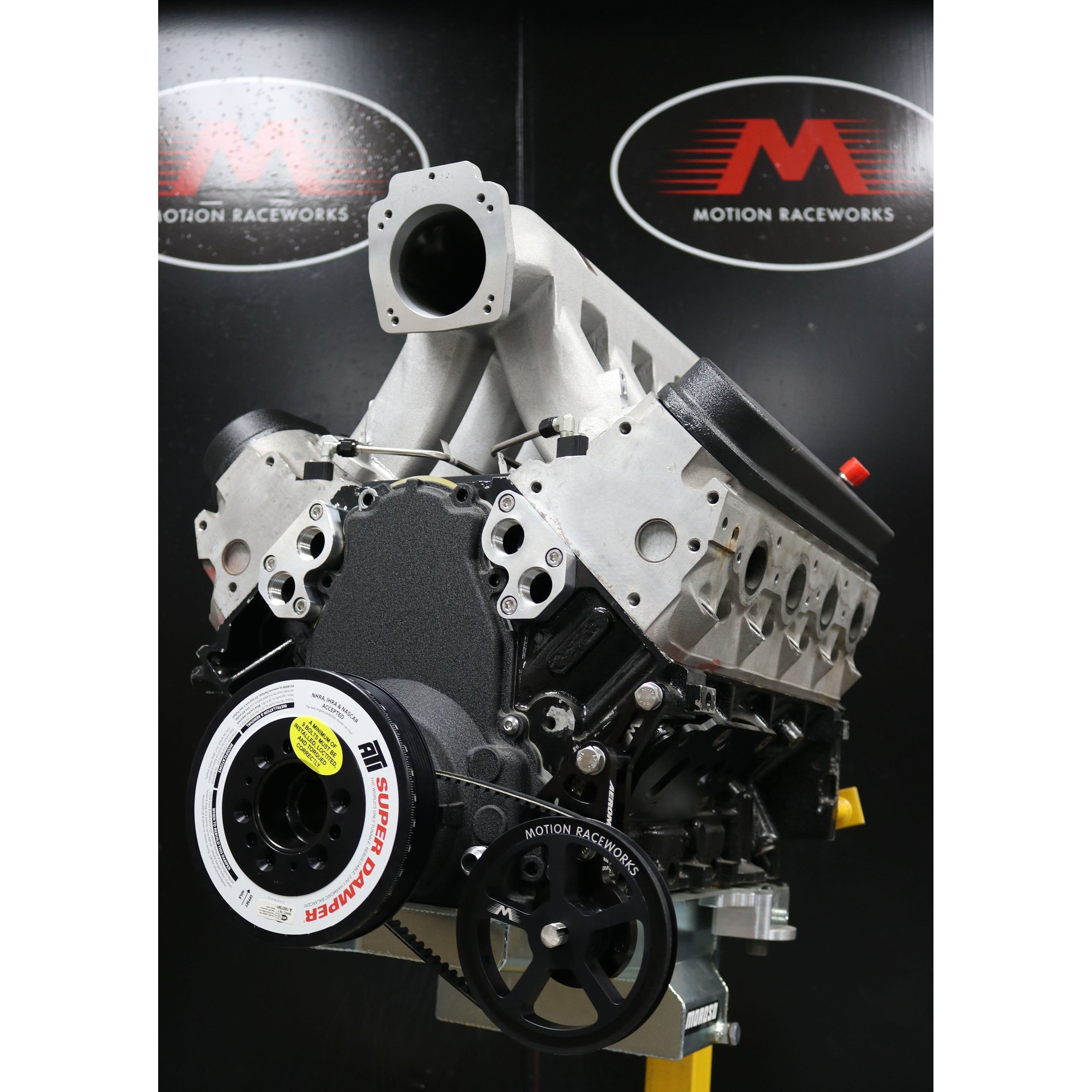 Motion Raceworks Driver Side LS Mechanical Belt Drive Fuel Pump Bracket F-Body Spacing-Motion Raceworks-Motion Raceworks