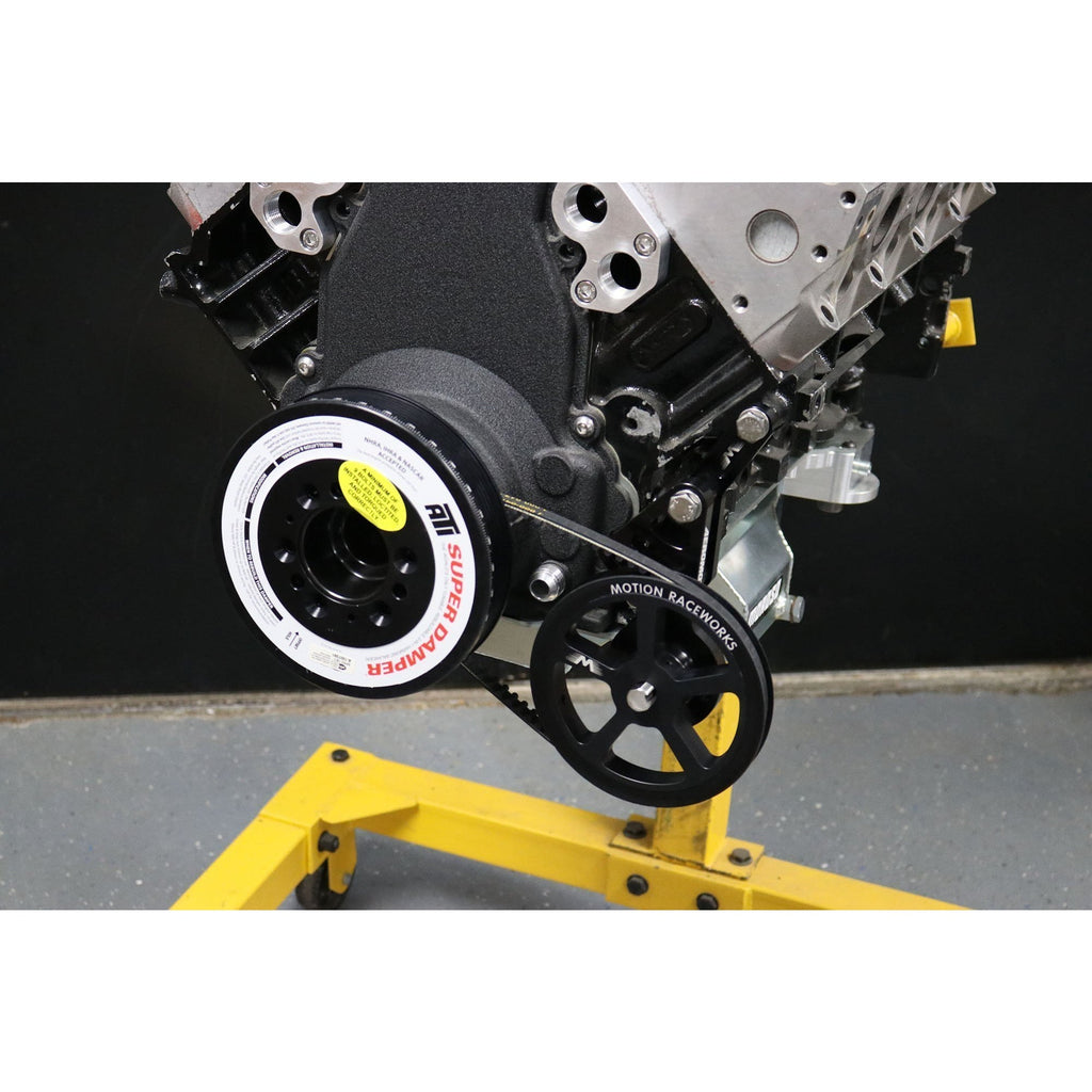 Motion Raceworks Driver Side LS Mechanical Cable Drive Fuel Pump Bracket Corvette Spacing-Motion Raceworks-Motion Raceworks